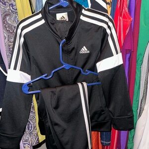 Adidas Kids Black and White Jacket